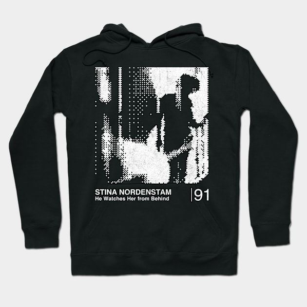 He Watches Her From Behind / Minimalist Graphic Artwork Design Hoodie by saudade